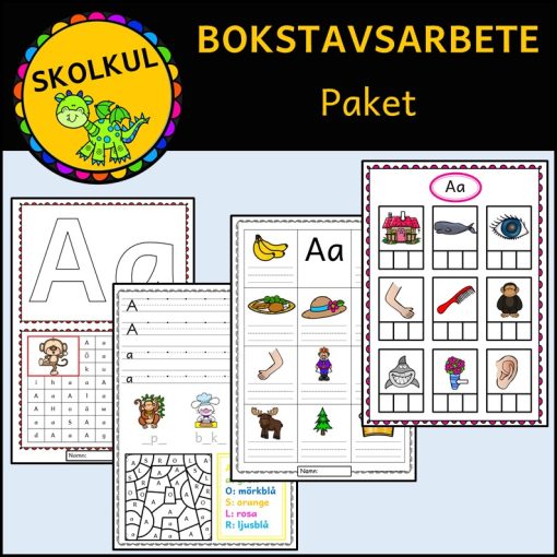 bokstavsarbete: 4 steg paketpris