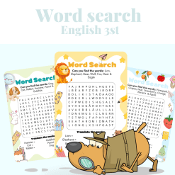 Word search - Engelska 3st