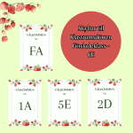 Välkommen klassrumsskyltar jordgubbar - bild 1