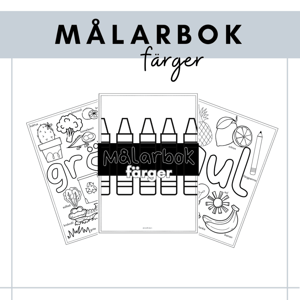 Målarbok – färger