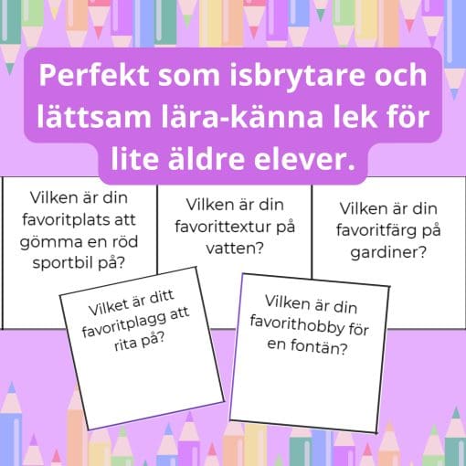 Knasigt bingo för skolstarten! 3 bingobrickor med tokiga frågor för mellan och högstadiet