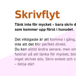Skrivflyt - 4 skrivövningar