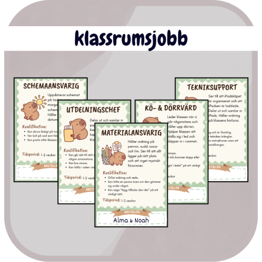 Klassrumsjobb