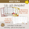 Höst - Läs- och skrivpaket med hösttema. Läsförståelse och skrivträning