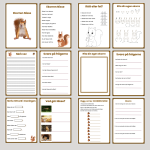 Ekorren Nisse- läs, skriv och skapa - bild 1