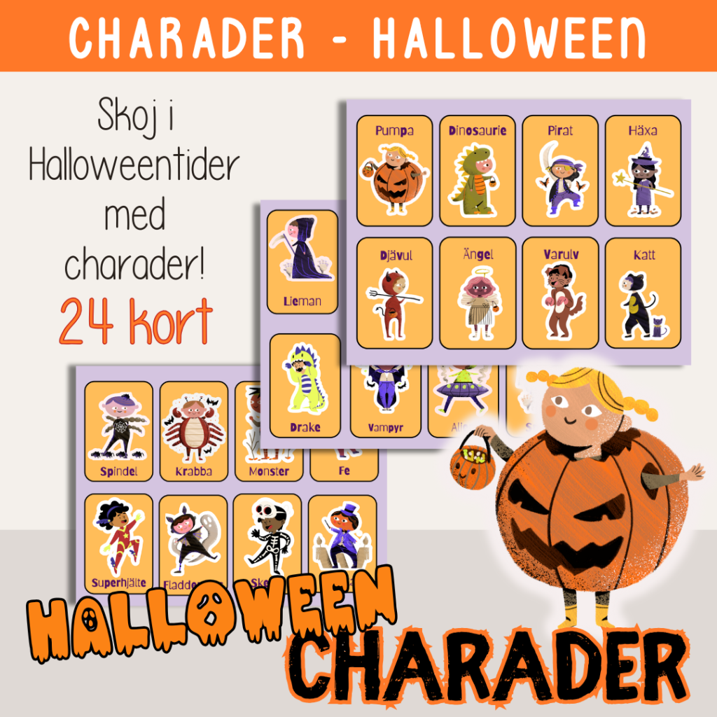 Halloween – kort – charader
