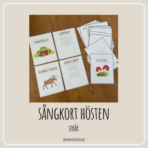 Sångkort hösten