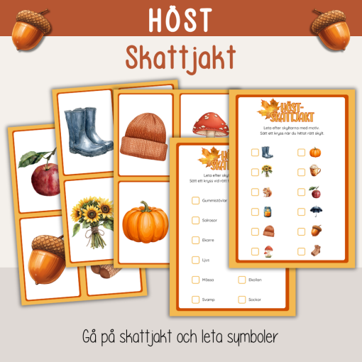 Höst - Skattjakt - Hösttema