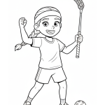 Målarbilder Innebandy - bild 2