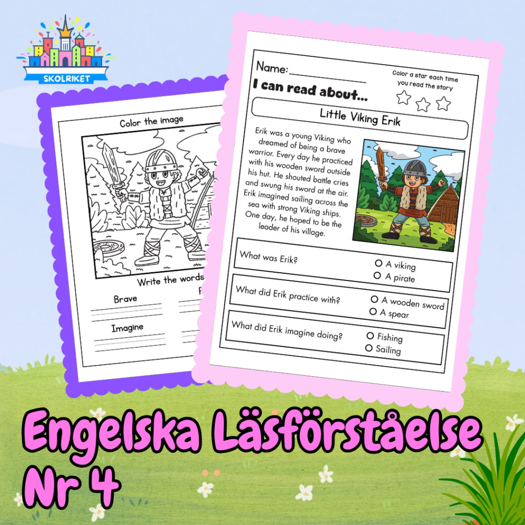Engelska Läsförståelse Nr 4