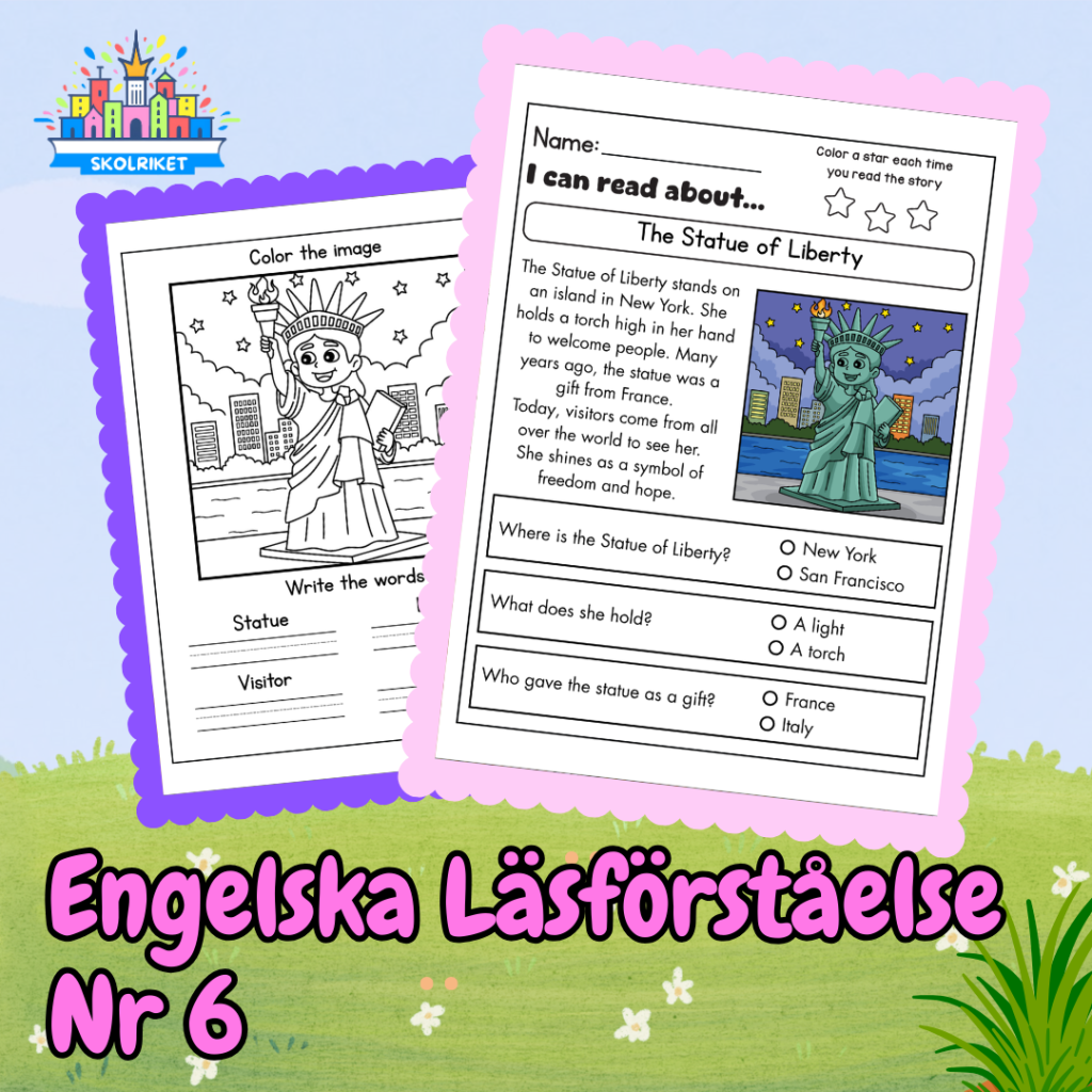 Engelska Läsförståelse Nr 6