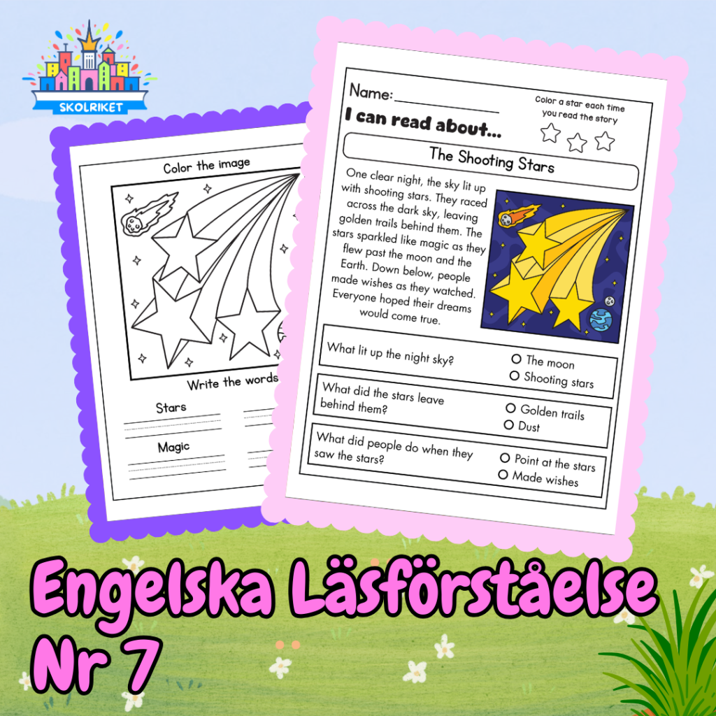 Engelska Läsförståelse Nr 7