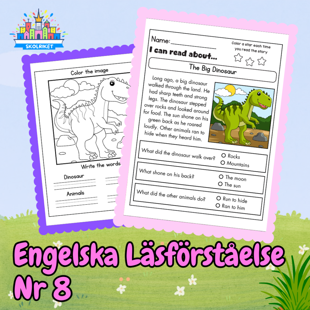 Engelska Läsförståelse Nr 8