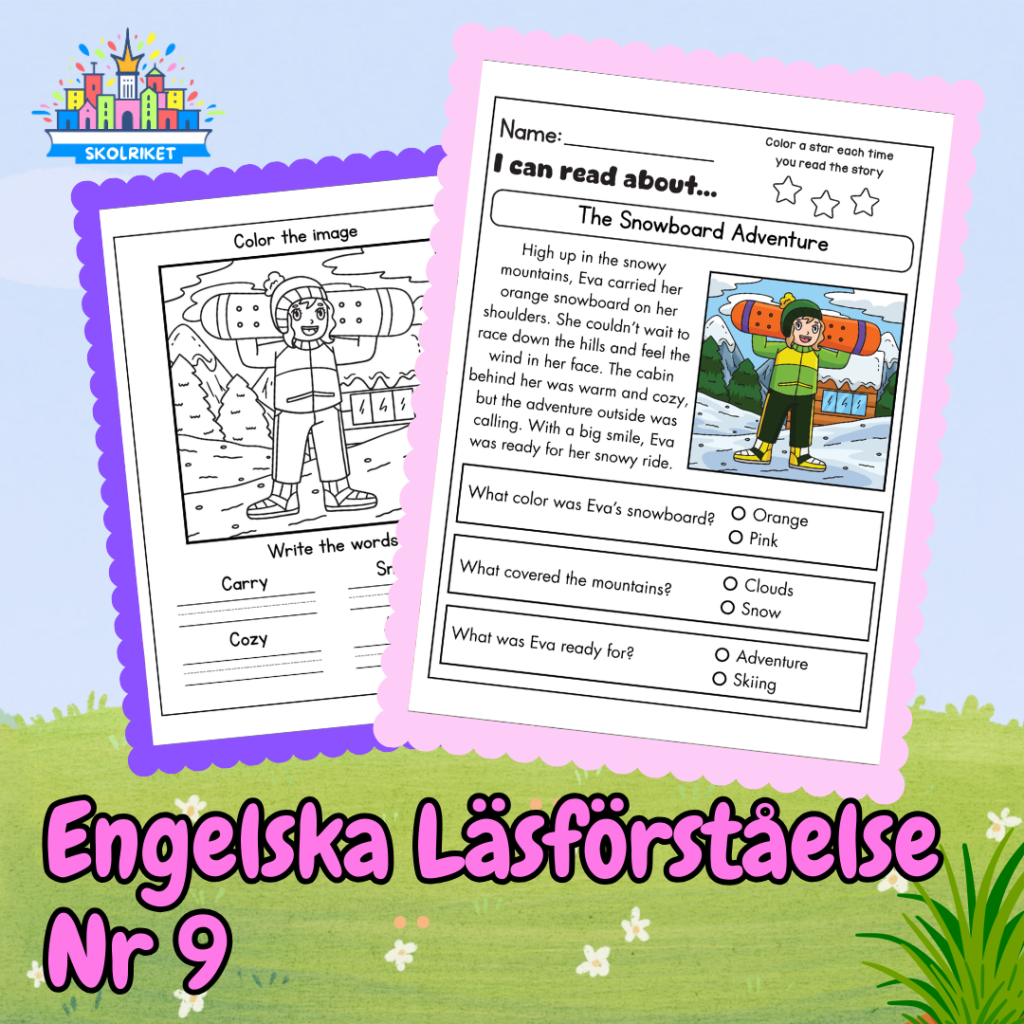 Engelska Läsförståelse Nr 9