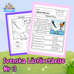 Svenska Läsförståelse Nr 3 - bild 1