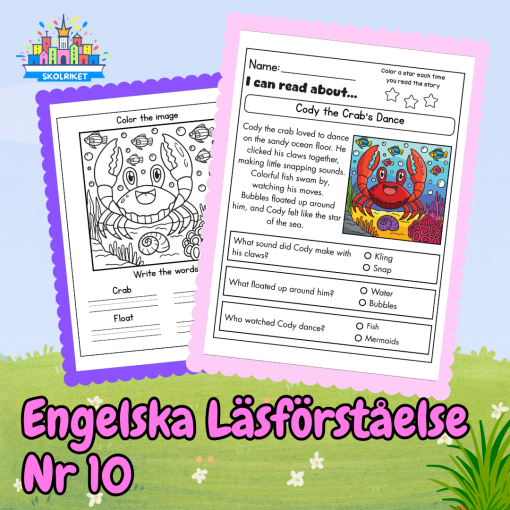 Engelska Läsförståelse Nr 10