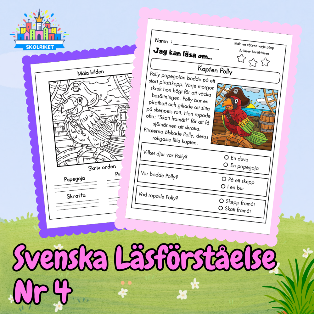 Svenska Läsförståelse Nr 4