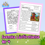 Svenska Läsförståelse Nr 4 - bild 1