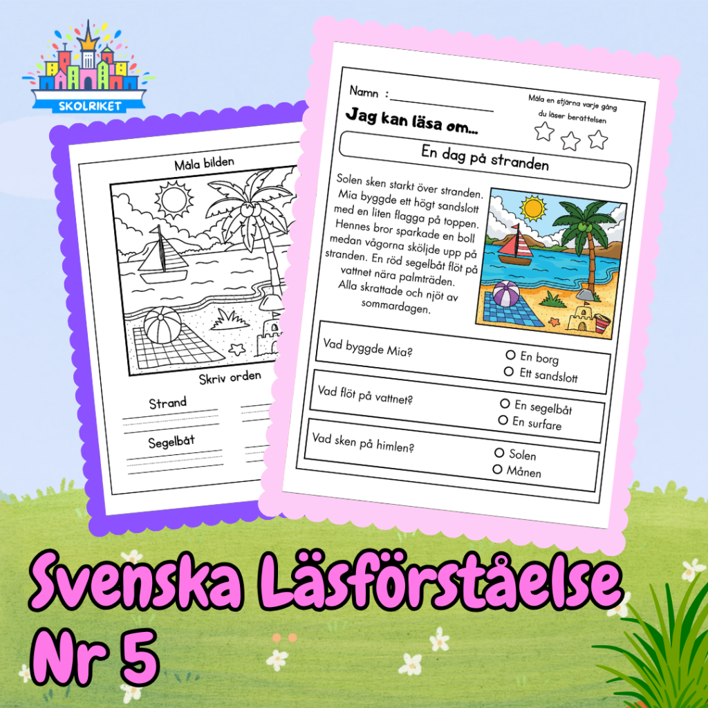 Svenska Läsförståelse Nr 5