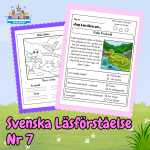 Svenska Läsförståelse Nr 7 - bild 1