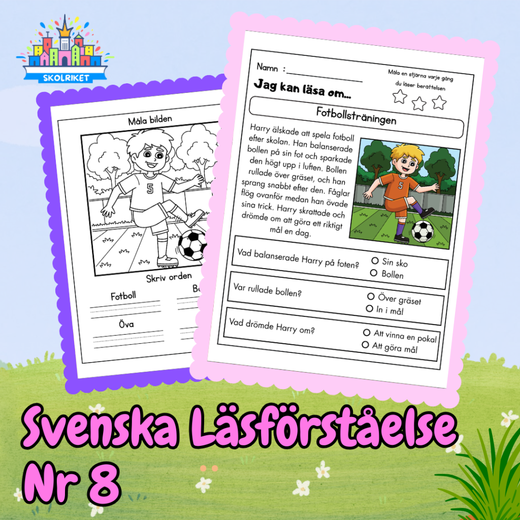 Svenska Läsförståelse Nr 8