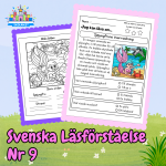 Svenska Läsförståelse Nr 9 - bild 1