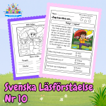 Svenska Läsförståelse Nr 10 - bild 1