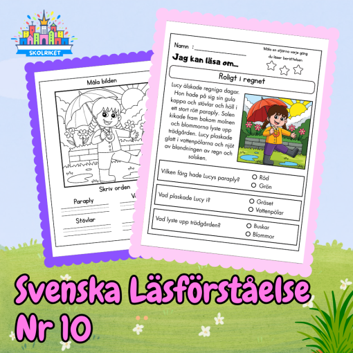 Svenska Läsförståelse Nr 10