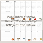 Höst – Skrivträning med tema hösten - bild 2