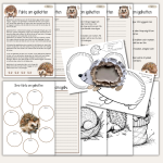 Arbete om Igelkotten – Läsförståelse tre nivåer, skrivuppgifter och pyssel - bild 2