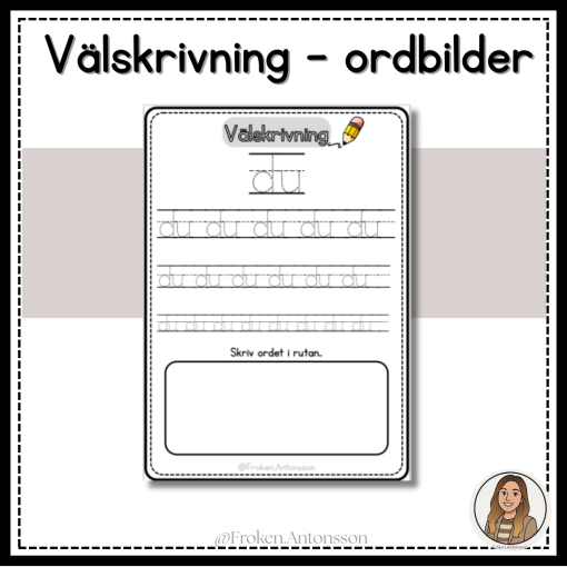 Välskrivning - ordbilder