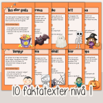 Halloween – Läsförståelse i tre nivåer - bild 2