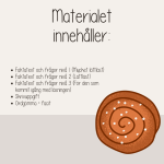 Kanelbullens dag – Läsförståelse i tre nivåer, skrivuppgift och ordgömma - bild 2
