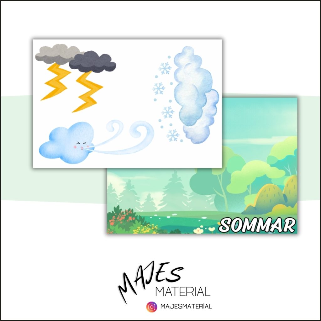 Årstider/väder – samling