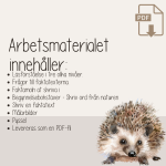 Arbete om Igelkotten – Läsförståelse tre nivåer, skrivuppgifter och pyssel - bild 3