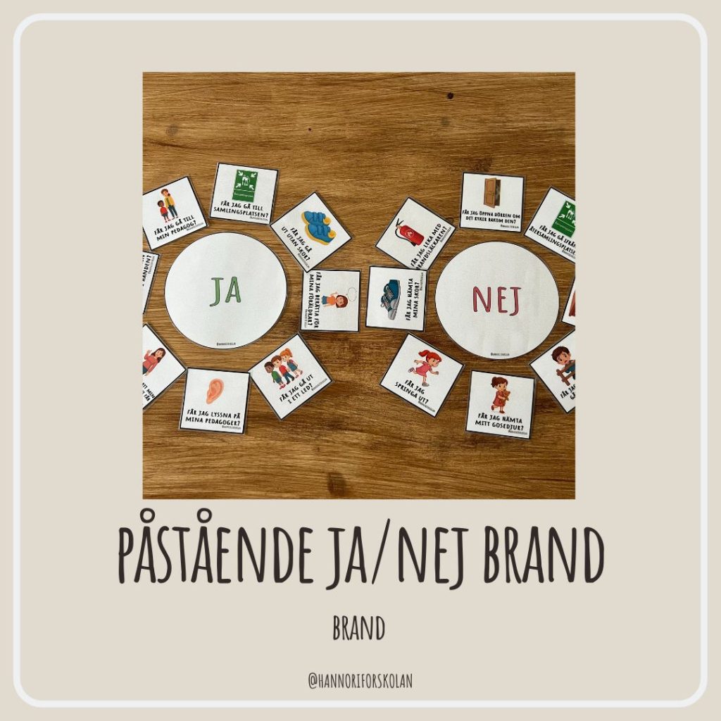 Påstående ja / nej brand
