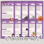 Halloween – Läsförståelse i tre nivåer - bild 3