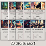 Skrivkort – Skriv en spökhistoria Halloween - bild 3