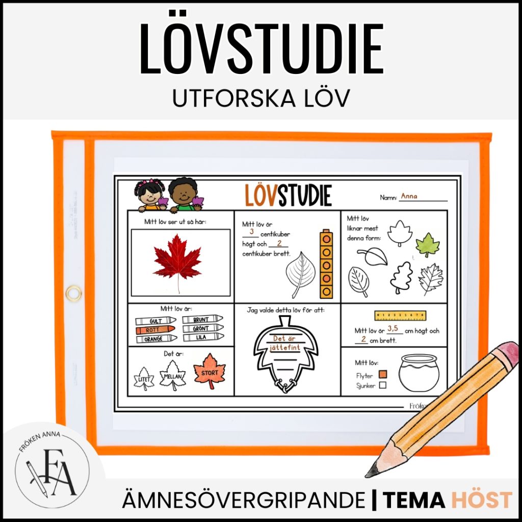 Lövstudie: Utforska löv