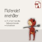 Halloween – kort – charader - bild 3