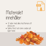 Höst – Skrivträning med tema hösten - bild 3