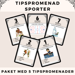 Tipspromenad - Sporter [Paket]