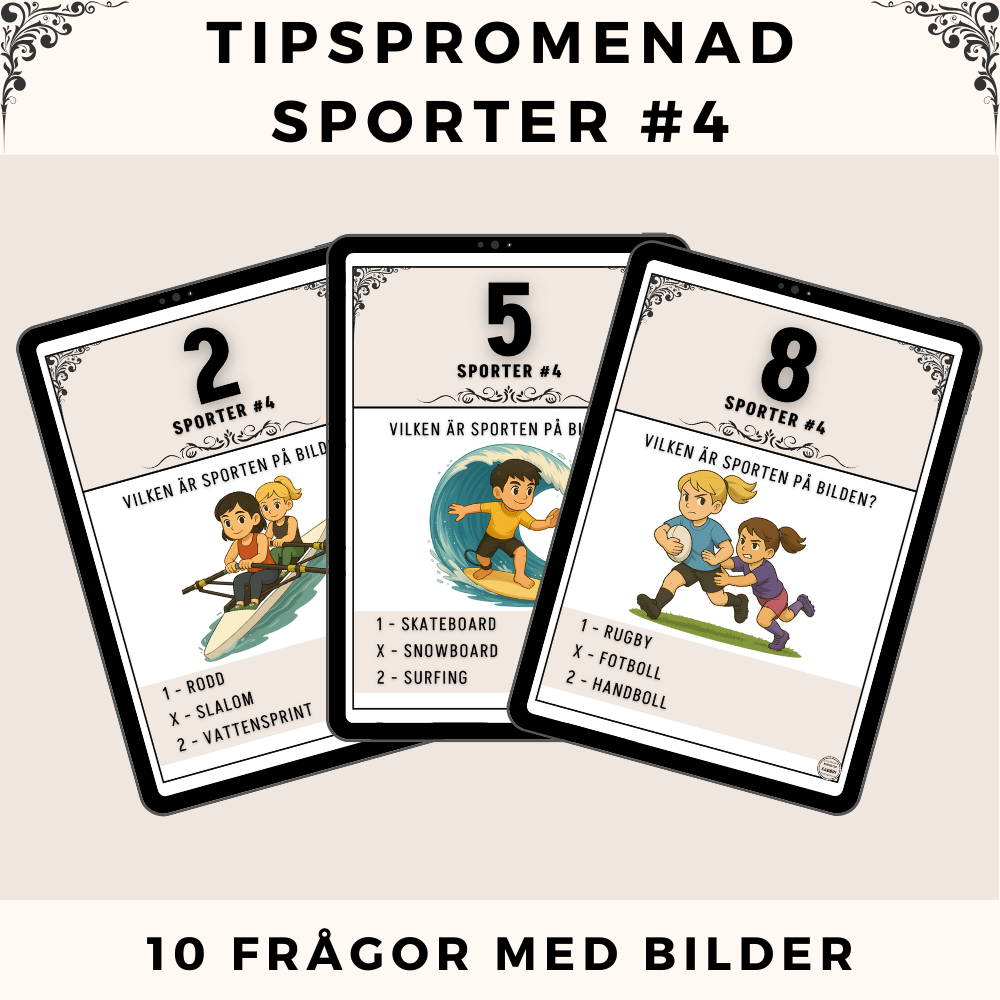 Tipspromenad - Sporter #4