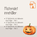 Halloween – Läsförståelse i tre nivåer - bild 5