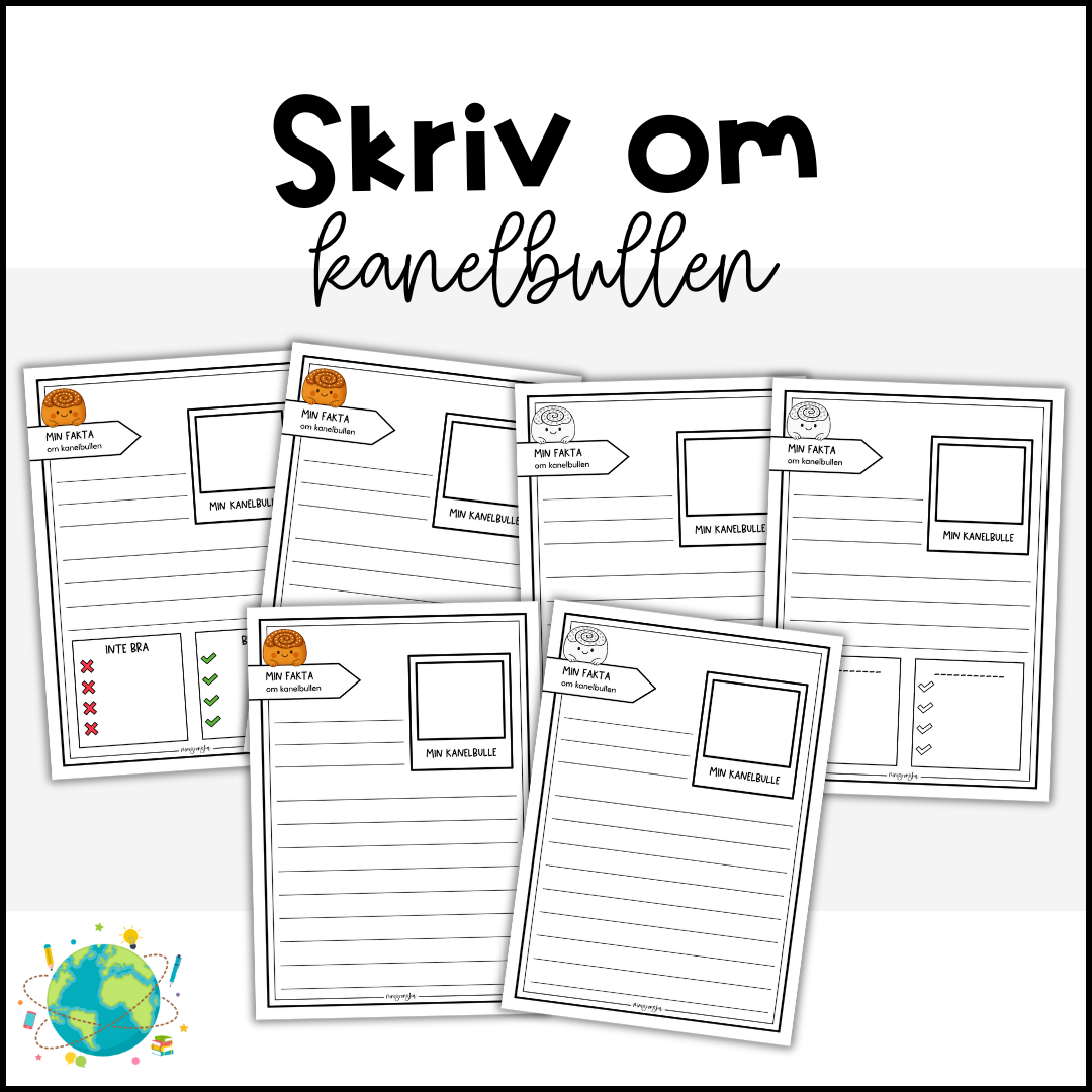 Skriv om kanelbullen