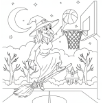 Målarbilder Halloween – Megapaket [200 bilder] - bild 8