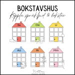 Bokstavshus SOLARM och 48 kort med första språkljud - bild 1