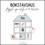 Bokstavshus SOLARM och 48 kort med sista språkljud - bild 2