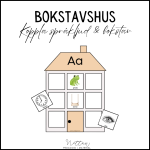 Bokstavshus SOLARM och 48 kort med sista språkljud - bild 5