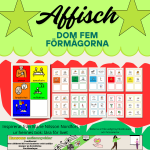 Dom fem förmågorna kort - bild 1